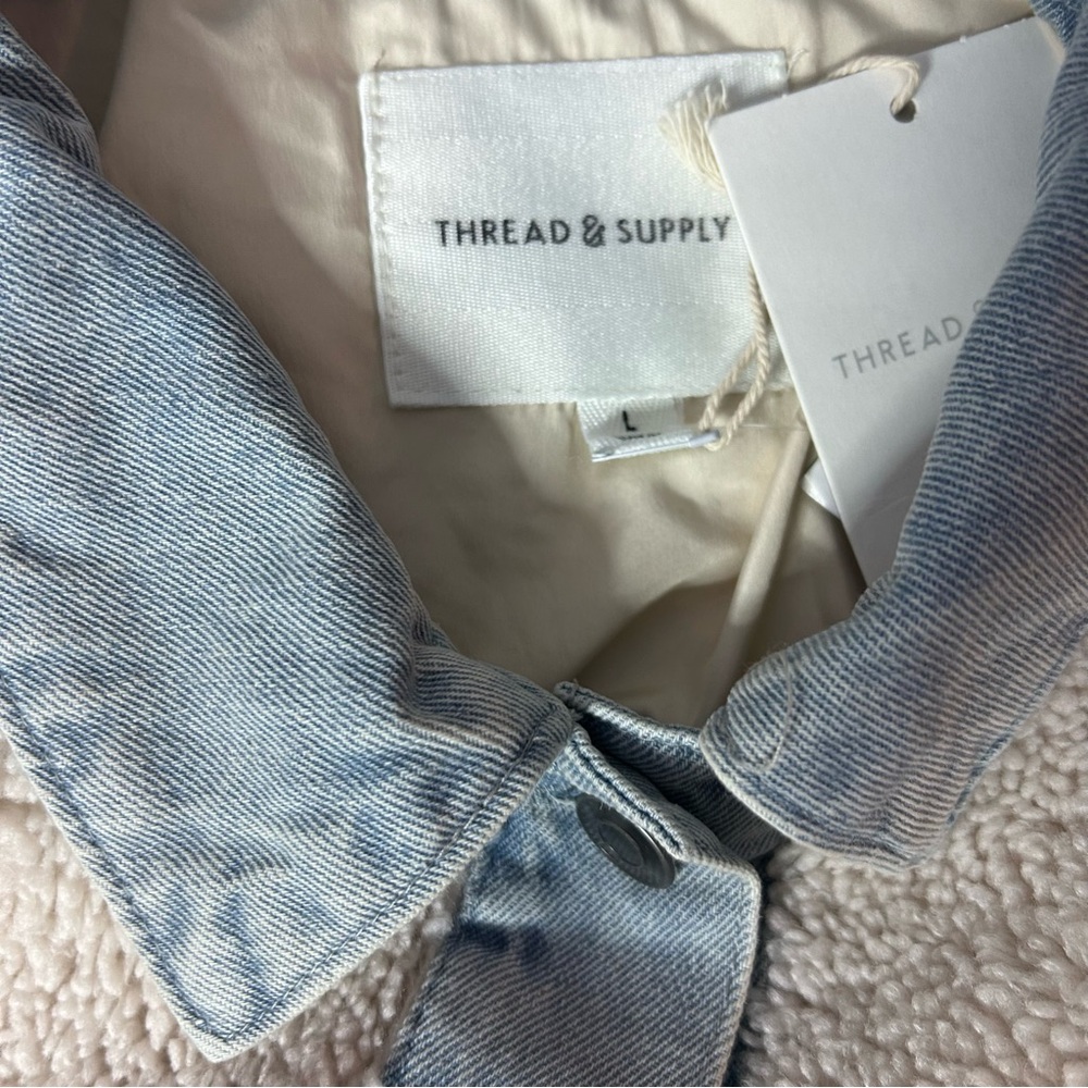 THREAD & SUPPLY
Sherpa Denim Jacket (Size L) - Picture 10 of 12